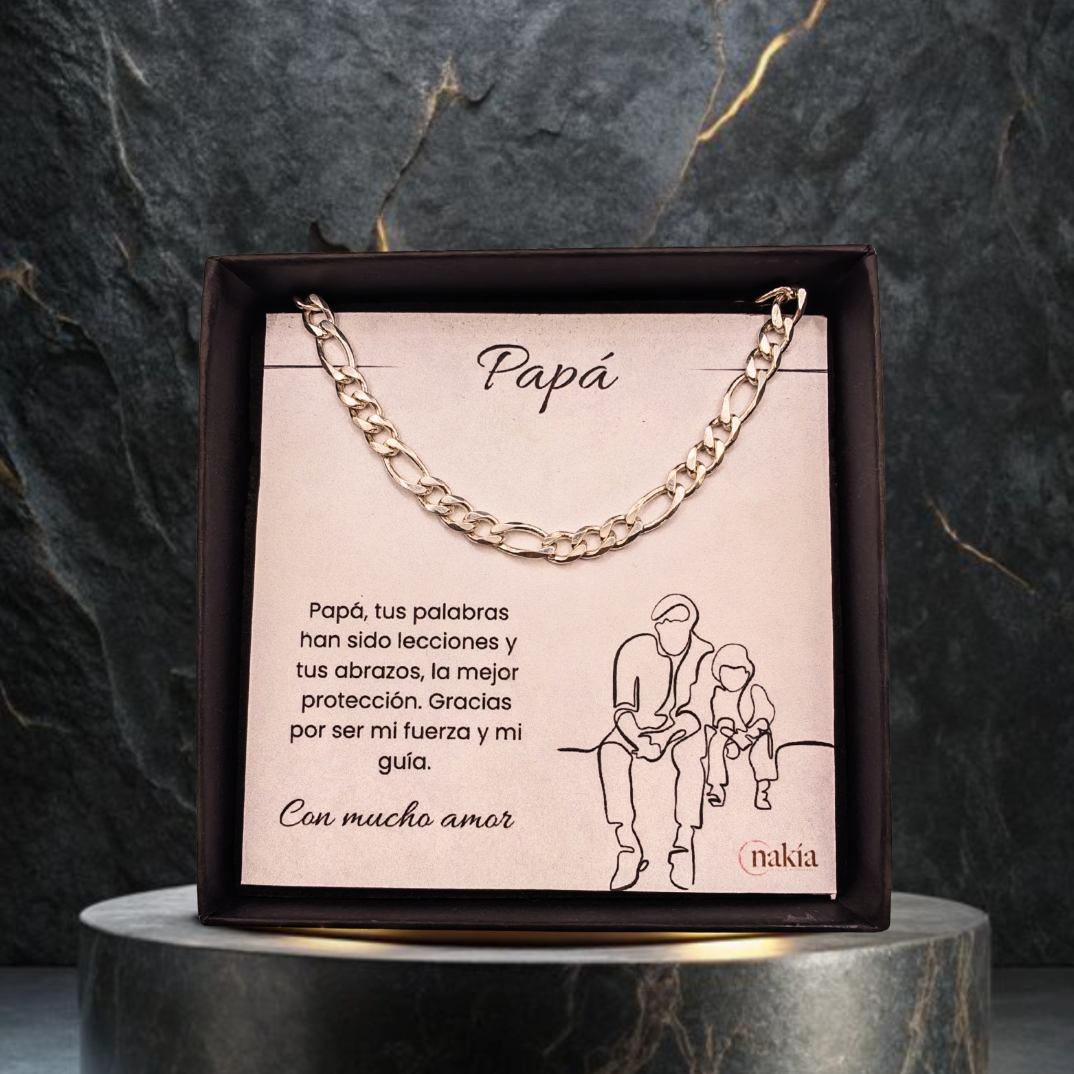 Cadena Cartier 3x1 - Para Papá