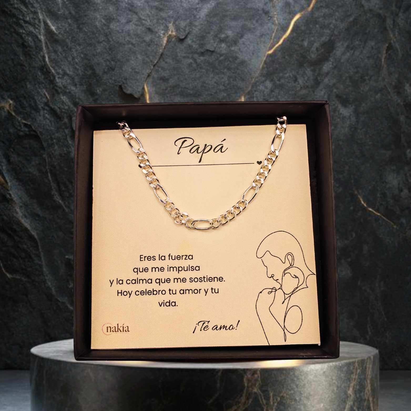 Cadena Cartier 5x1 - Para Papá